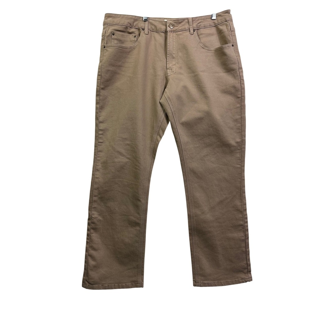Bulletprufe Men's Tan Straight Leg Chinos Pants Size 36x32‎